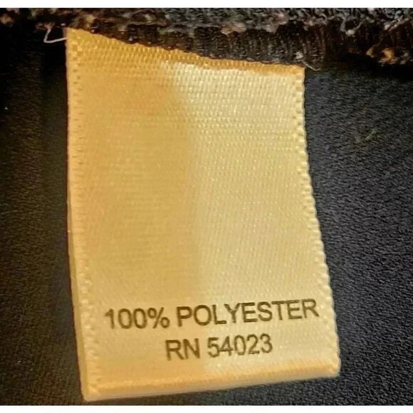 Banana Republic Women's Navy Polyester Fitted Short Sleeve Zip Back Shirt - Picture 5 of 7